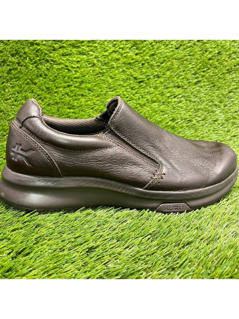 Kuru Kivi 2 Mens Size 9.5 Triple Brown Classic Walking Leather Slip-On Shoes